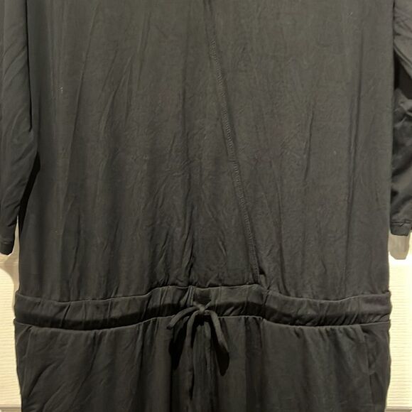 Gap Black Maternity Wrap 3/4 Sleeve Jumpsuit Size M NWT - Picture 5 of 15